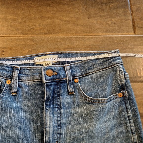 MADEWELL 10" High-Rise Skinny Jean, dark wash, 28 - Picture 13 of 14